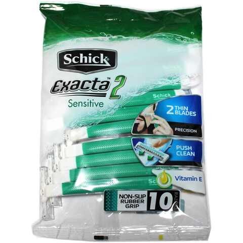 SCHICK RAZ SENSTIVE GREEN 10S