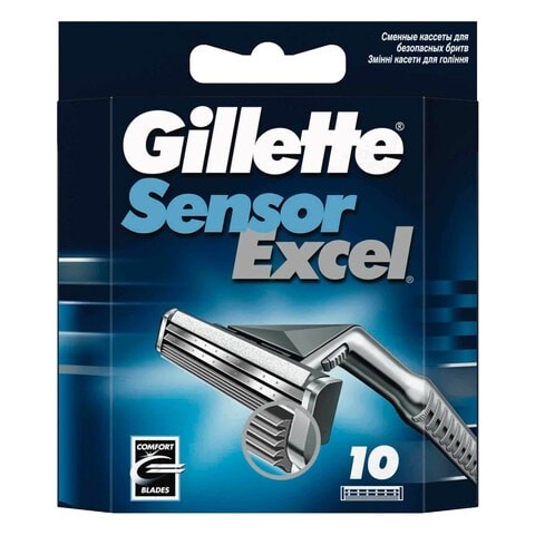 Gillette Excel Sensor Blades 10 Pieces