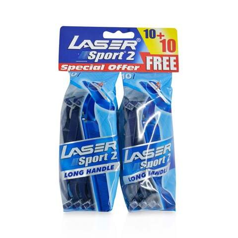 Laser sport 2 device with long handle 10 pieces + 10 free