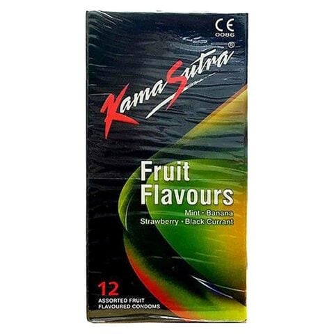 Kama Sutra Fruity Condom, Pack of 12 Pieces