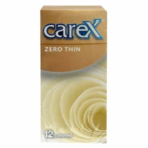 Carex Zero Thin Condoms 12 Pieces