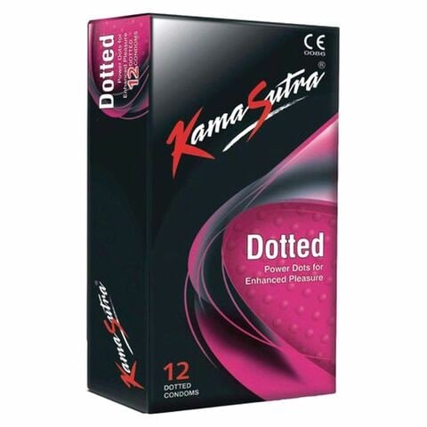 Kama Sutra Dotted Condom, 12 Pieces