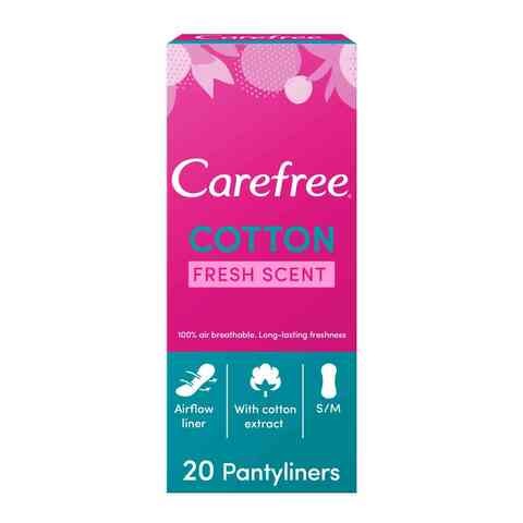 Carefree Pack of 20 Pads, Fresh Scent