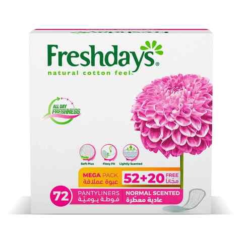 FRESHDAYS عادي برائحة 6X (52 + 20)