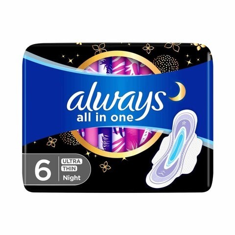 Always Diamond Ultra Thin Sanitary Pads x 6 pads