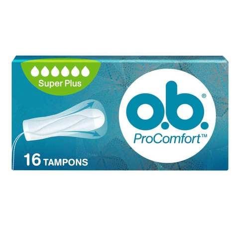 Tampons Pro Comfort Super Plus Pack of 16 Pieces