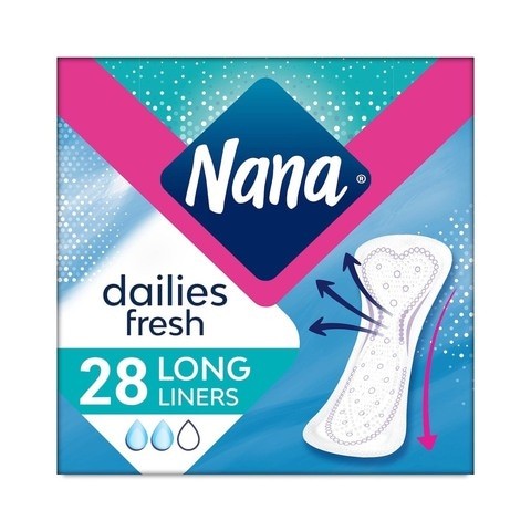 NANA PANTY LINERS LONG 28S