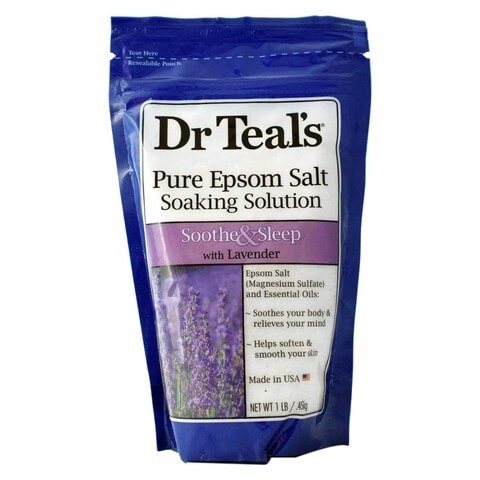 Dr. Tells Epsom Bath Salt - Lavender 450 gm