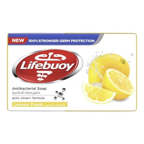 Lifebuoy Lemon Anti-Bacterial Soap, 125 gm