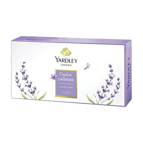 Yardley Luxury English Lavender Soap 100g x 3 Pieces