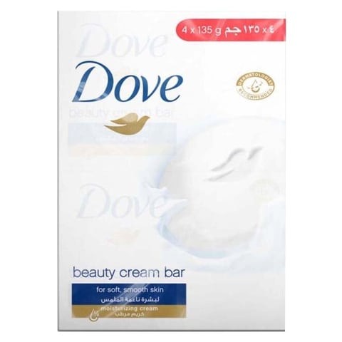 Dove Cream White Special Pack 135g x 4