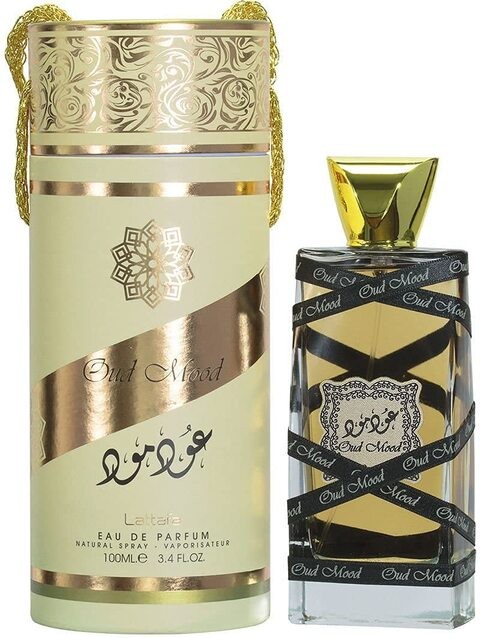 Oud Mood Perfume by Lattafa for Men and Women, Eau de Parfum, 100ml