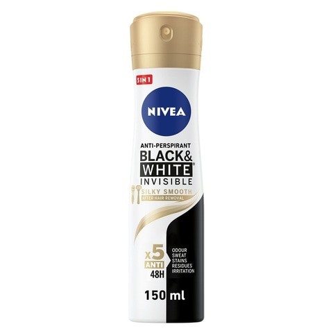 Nivea black and white antiperspirant spray