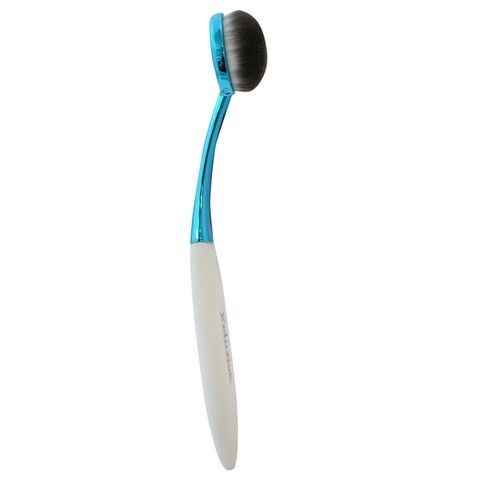 X-Close Oval Makeup Brush - Blue & White