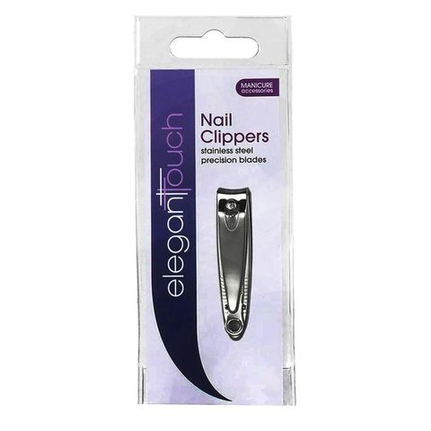 Elegant Touch Nail Clipper - Silver, 32 gm