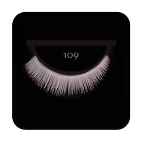 Natural Eyelashes, 109 - Black - 1 Pair