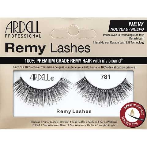 Remy False Eyelashes, 781- 1 Pair