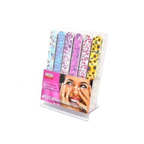 Loox Professional Design Nail Files Set of 48