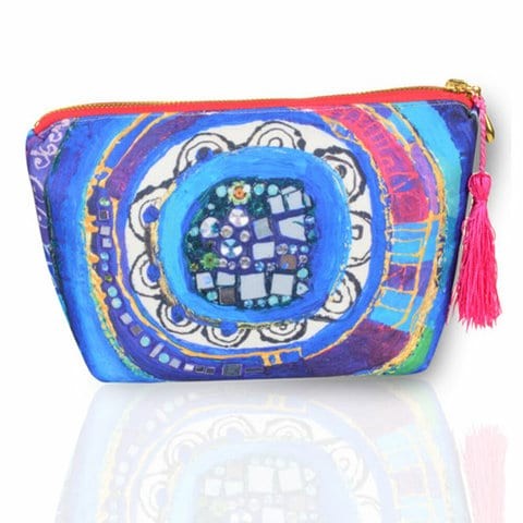 Evil Eye Makeup Bag by Big Design, Blue