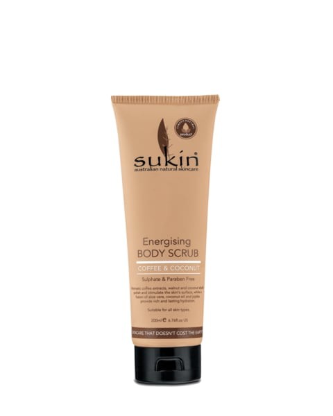 Sukin coffee and coconut body scrub 200ml: 05428