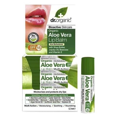 Dr. Organic Aloe Vera Lip Balm 5.7ml