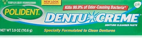 Polident Dentu-Creme Denture Toothpaste 3.9 oz. by Polident