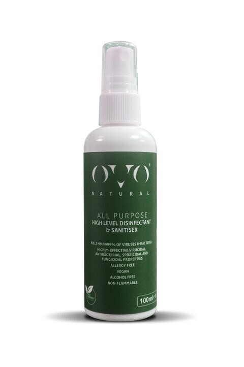 OVO - 100% Natural Multi-purpose Sanitizer & Disinfectant in 100ml Bottle