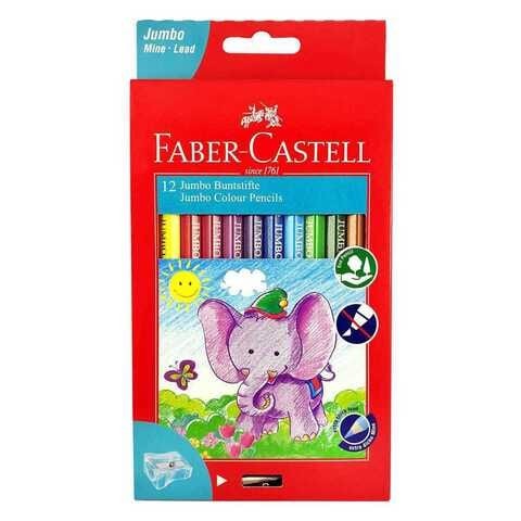 Faber-Castell Jumbo Colored Pencil 12 Pieces