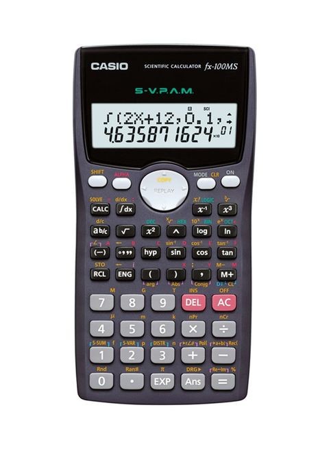 Casio Scientific Calculator Gray/Black