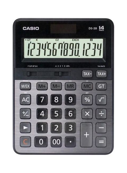 Casio 14 Digit Business Financial Calculator Black/Grey