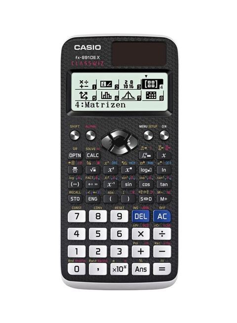 Casio 12-Digit Scientific Calculator Black/White