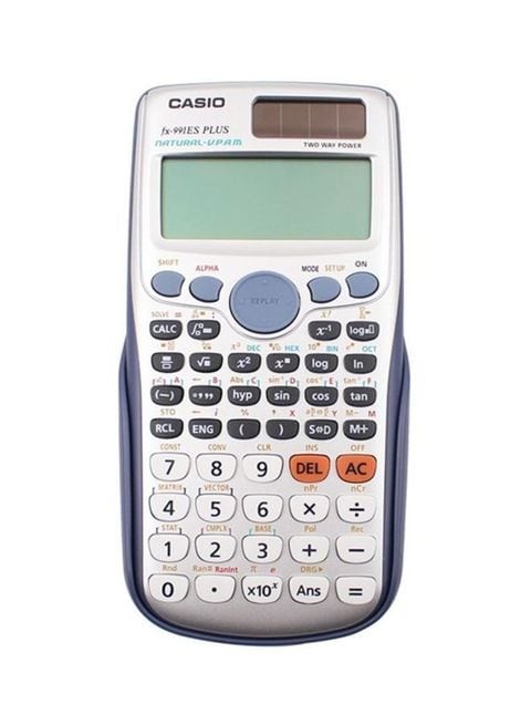 Casio 12-Digit Scientific Calculator, Silver/Purple/Black