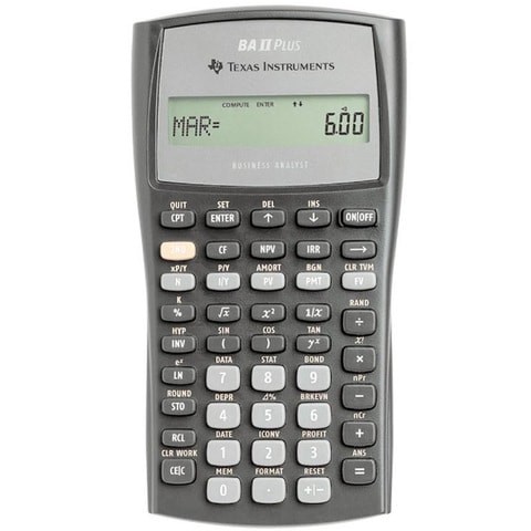 Texas Instruments Financial Calculator (BA II Plus)