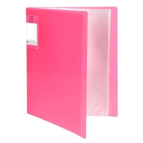 Maxi Colored Display Notebooks 40 Pieces