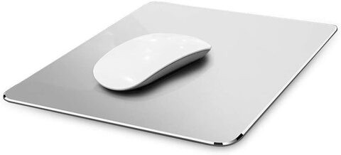 Aiwanto Mouse Pad Silver Office Mouse Pad Waterproof Anti Skid Mouse Pad