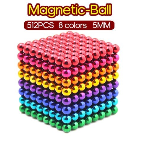 Generic Adult-512PCS Magnetic Ball 5mm Building Toy Simple Office Design Stress Relief Toys