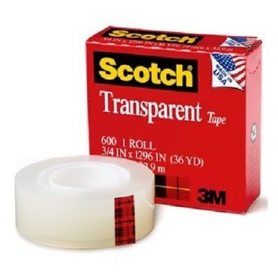 Generic 3M-Scotch Wipe Tape 3/4 X 36 YRD 19mm X32.9M