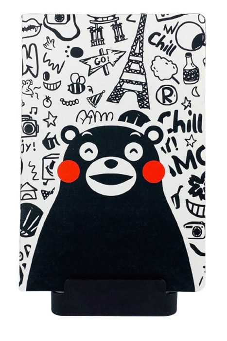 Languo A5 Writing English Notebook with Kumamon Design.