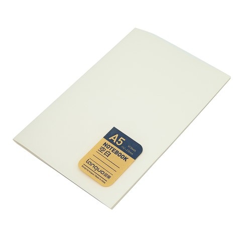 Languo A5 Stationery Blank Notebook ( White)