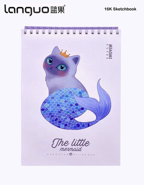 Lango Style - White Little Mermaid Design 16K Sketchbook / Sketchbook