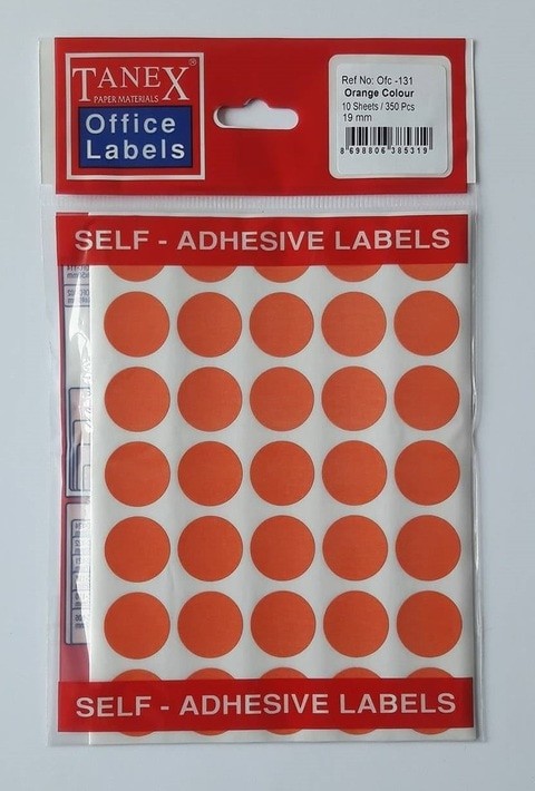 Tanix Multi Use Sticker - Orange