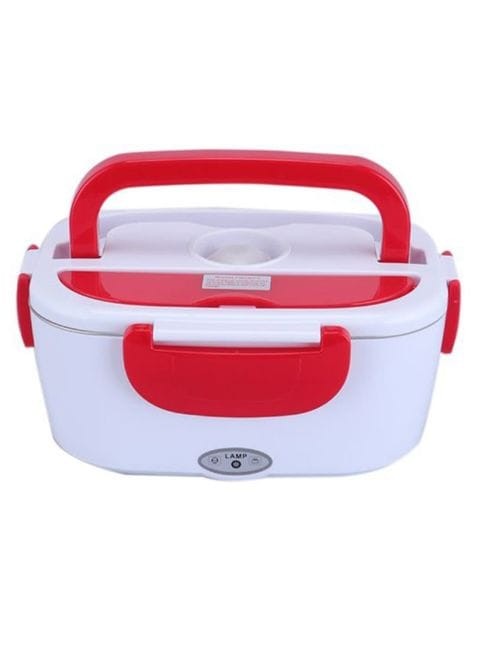 General - Portable Electric Heating Lunch Box With Plug Car Red / White