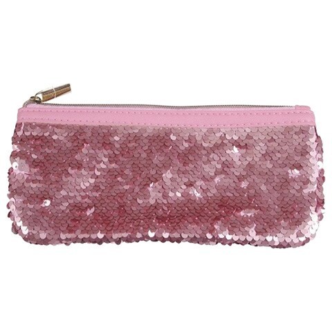 Helix Oxford Pencil Pouch Glitter Gold/Pink