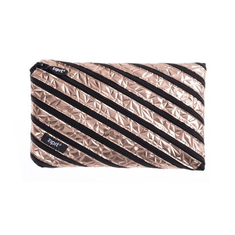 Zipit Bag - Metallic Jumbo/Bronze Pencil Case