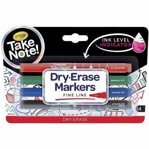 Crayola low-scented dry erase markers