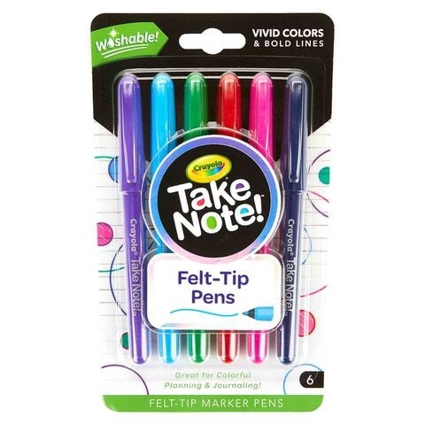 Crayola Tech Note 6 Washable Ballpoint Pen