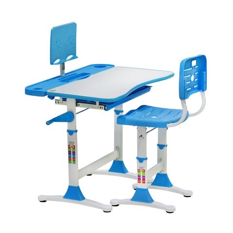 Aiwanto Children Study Table Kids Study Table Study Table Desk and Chair Set Student Study Table Adjustable Height Study Table for Writing Reading Painting Drawing Studying