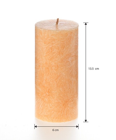 Cream Pillar Candle