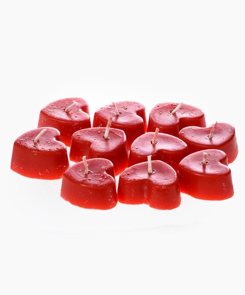 Red Heart shape Tealight Candles