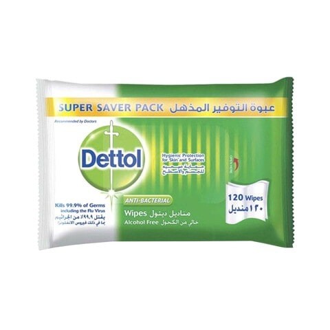 DETTOL WIPES ORGINAL 120'S